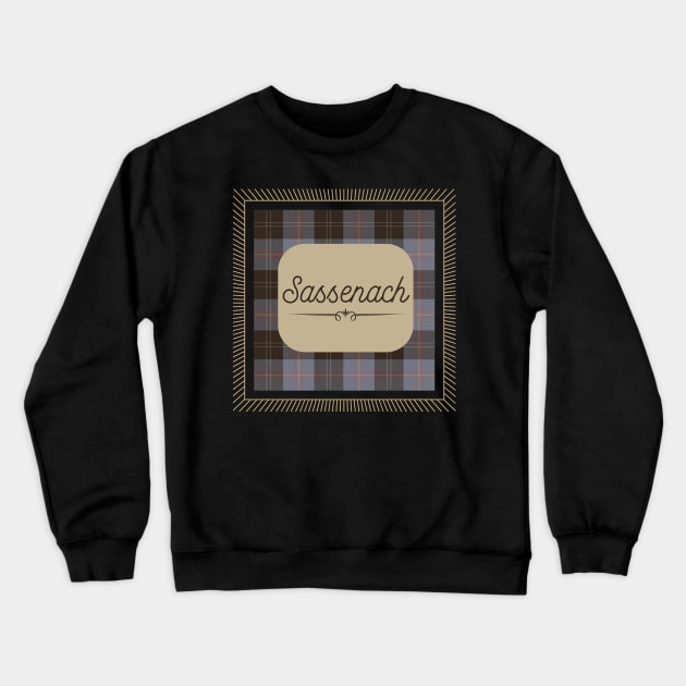 Sassenach Fraser Clan Tartan Crewneck Sweatshirt by MalibuSun